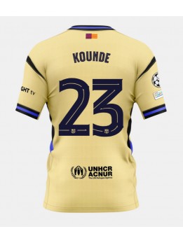 Barcelona Jules Kounde #23 Replika Borta Kläder 2025-26 Kortärmad